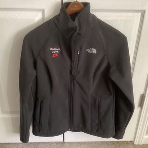 Ladies/Unisex NORTHFACE Windwall Black Full ZIP Jacket Logo Size Medium